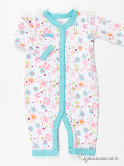 Песочник Carters, цвет цвет белый / принт цветы