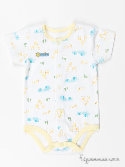 Боди Carters, цвет цвет белый / желтый