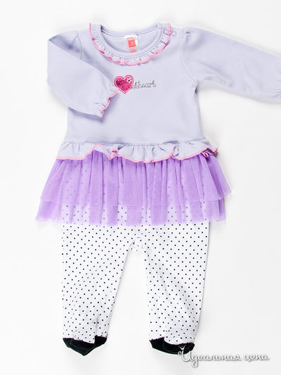 Комбинезон Carters, цвет цвет сиреневый /белый