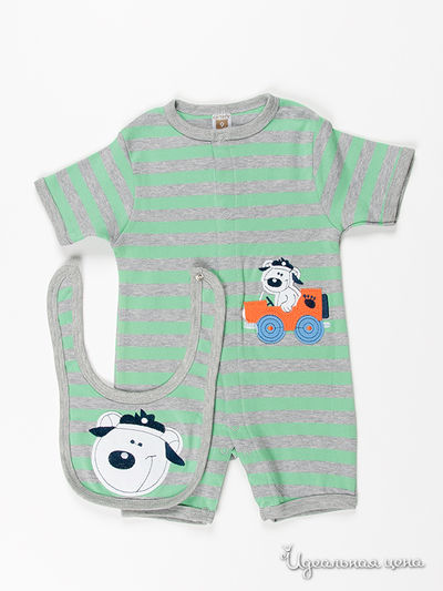 Комплект Carters, цвет цвет зеленый / серый