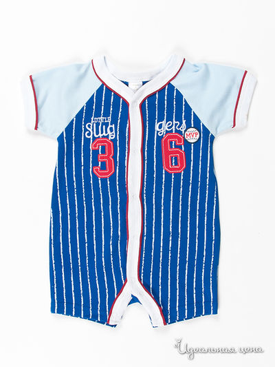 Песочник Carters, цвет цвет синий / белый