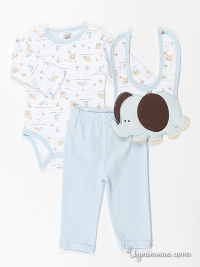 Комплект Carters, цвет цвет голубой / белый