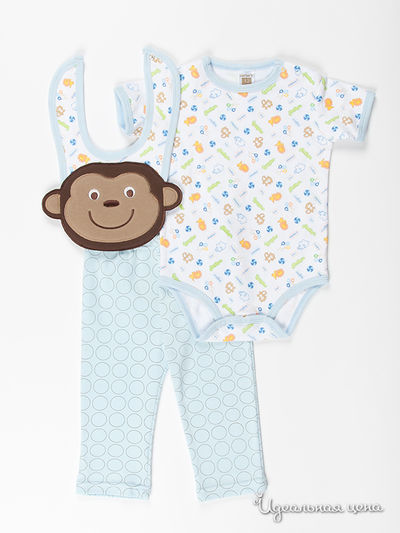 Комплект Carters, цвет цвет голубой / белый