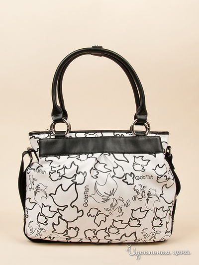 Сумка GoldFish, цвет цвет белый / черный