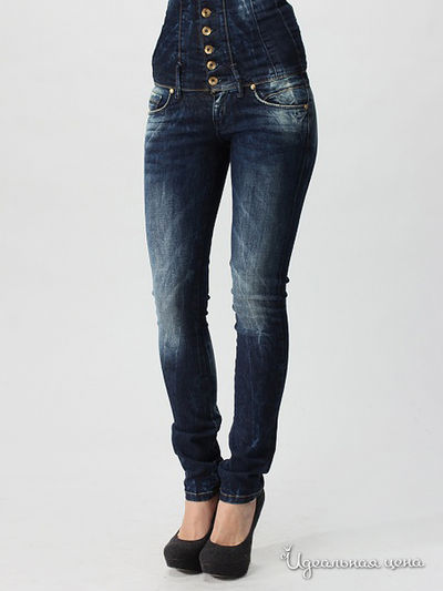 Джинсы DAMAGED, цвет цвет синий