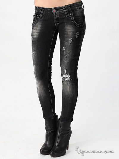 Джинсы DAMAGED, цвет цвет черный