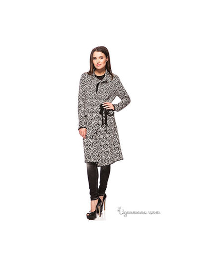 Пальто VIDOVIC, цвет цвет черный-бежевый