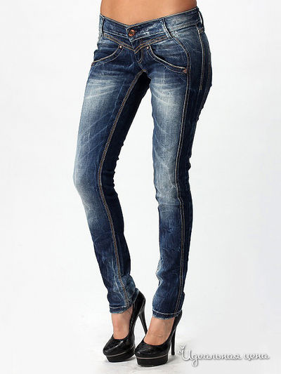 Джинсы DAMAGED, цвет цвет синий