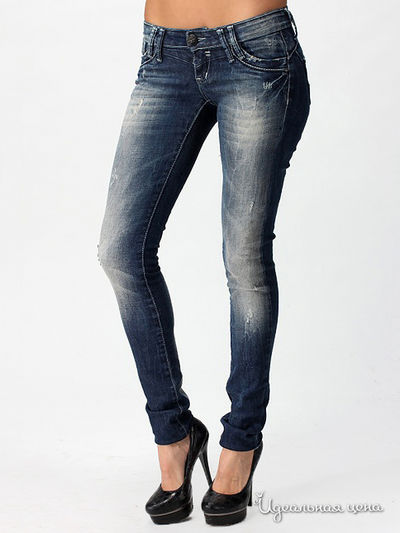 Джинсы DAMAGED, цвет цвет синий