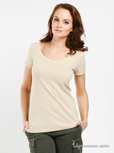 Футболка Tommy Hilfiger, цвет цвет бежевый