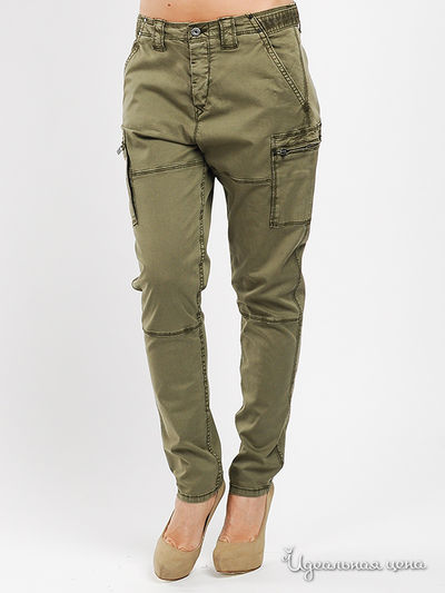 Брюки Tommy Hilfiger, цвет цвет зеленый