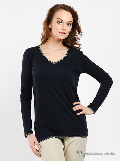 Лонгслив Tommy Hilfiger, цвет цвет синий