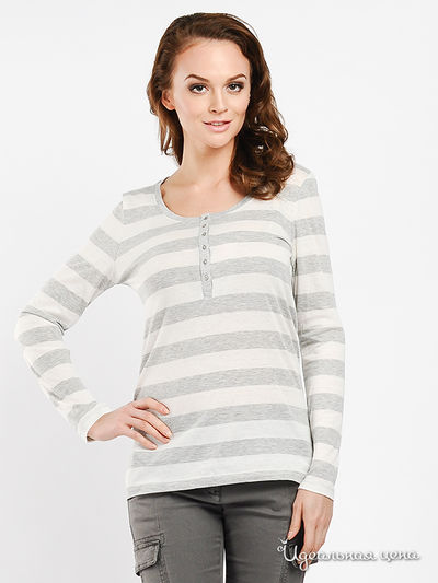 Лонгслив Tommy Hilfiger, цвет цвет серый / белый