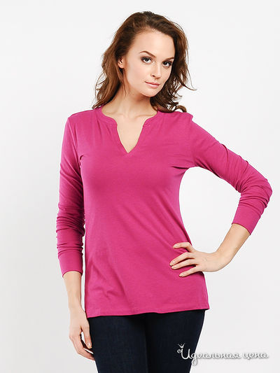 Лонгслив Tommy Hilfiger, цвет цвет баклажановый