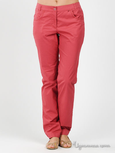 Брюки Finn-Flare, цвет цвет брусничный