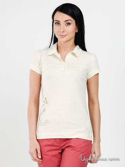 Футболка-поло Finn-Flare, цвет цвет молочный