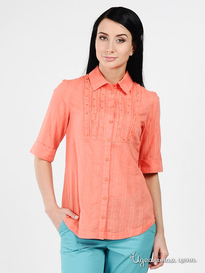 Блузон Finn-Flare, цвет цвет коралловый