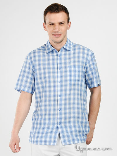 Сорочка Finn-Flare, цвет цвет голубой / принт клетка