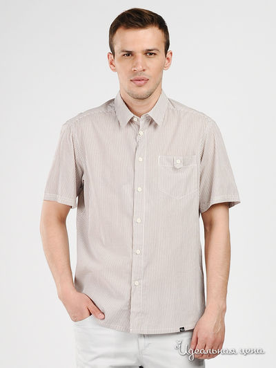 Сорочка Finn-Flare, цвет цвет кофейный / принт полоска