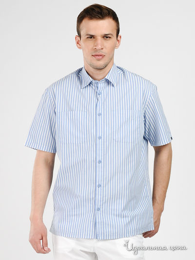 Сорочка Finn-Flare, цвет цвет голубой / принт полоска