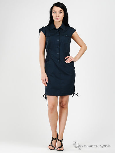 Платье Finn-Flare, цвет цвет темно-синий