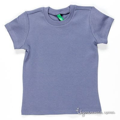 Футболка Benetton Bambini, цвет цвет серо-голубой