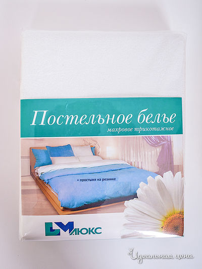 Простынь ДМ текстиль, цвет цвет белый