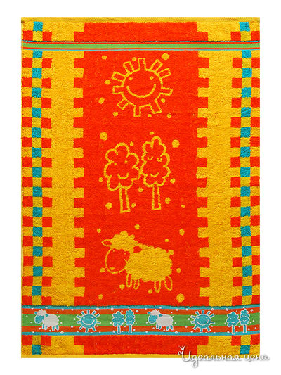 Полотенце ДМ текстиль, цвет цвет мультиколор