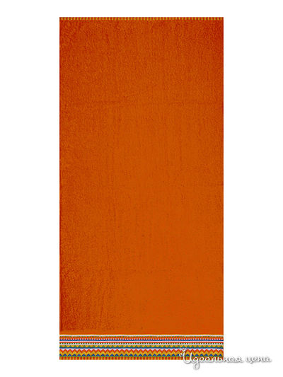 Полотенце ДМ текстиль, цвет цвет апельсиновый