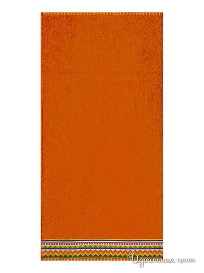 Полотенце ДМ текстиль, цвет цвет апельсиновый