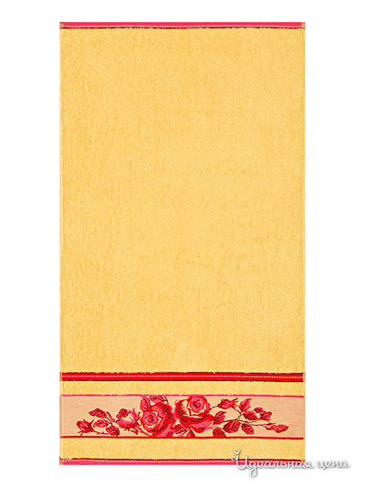 Полотенце ДМ текстиль, цвет цвет лимонный