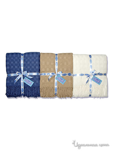 Плед ДМ текстиль, цвет цвет синий