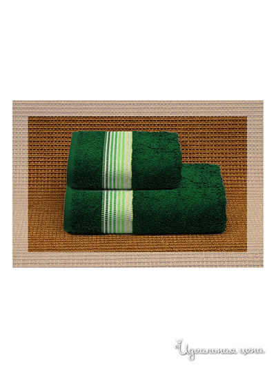 Полотенце ДМ текстиль, цвет цвет изумрудный