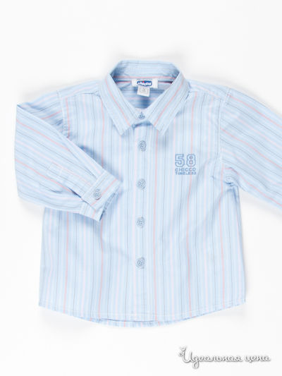 Рубашка Chicco для мальчика, цвет голубой