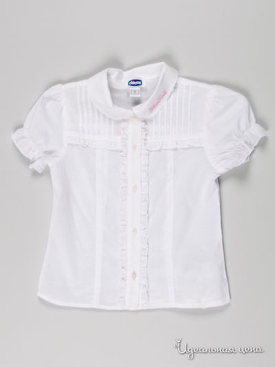 Блузка Chicco, цвет цвет белый