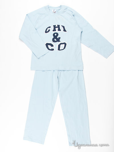 Пижама Chicco, цвет цвет голубой