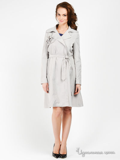 Плащ La Reine Blanche, цвет цвет светло-серый