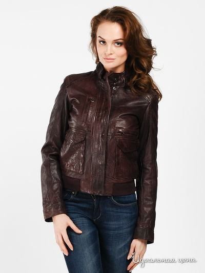 Куртка Neohit, цвет цвет темно-бордовый