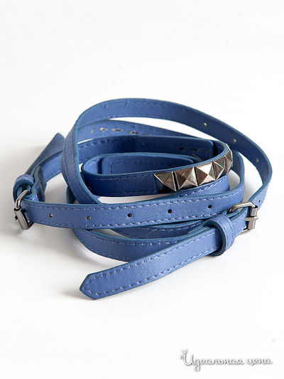 Ремень Liberavita, цвет цвет голубой