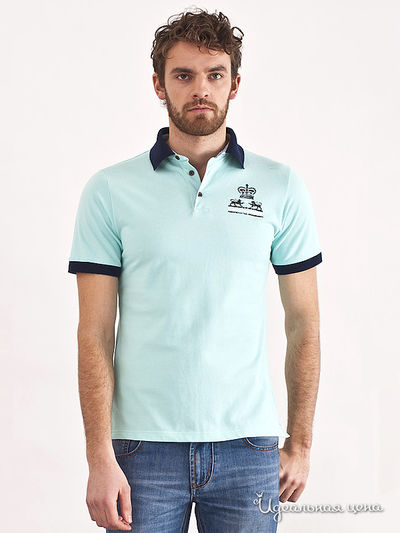 Поло Liberavita, цвет цвет бирюзовый