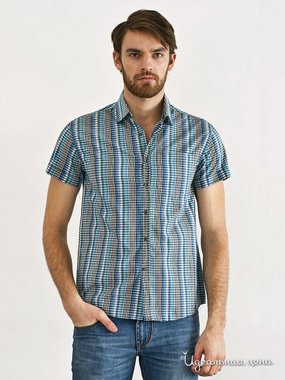 Рубашка Liberavita, цвет цвет зеленый / синий