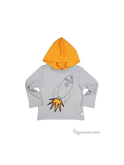 Толстовка RuffleButts&RuggedButts TM, цвет цвет серый / желтый