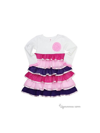 Платье RuffleButts&RuggedButts TM, цвет цвет белый / розовый