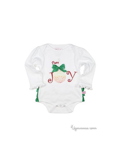 Боди RuffleButts&RuggedButts TM, цвет цвет белый / зеленый