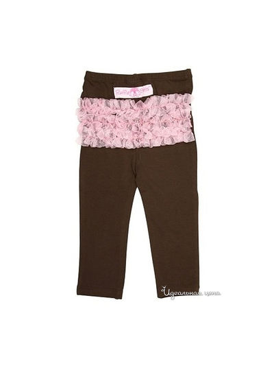 Легинсы RuffleButts&RuggedButts TM, цвет цвет коричневый