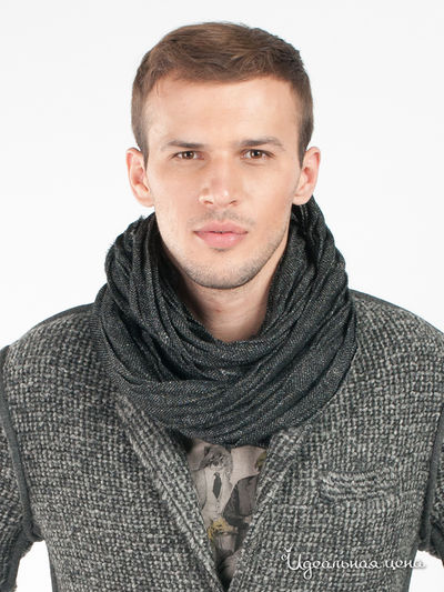 Шарф Double Black, цвет цвет синий