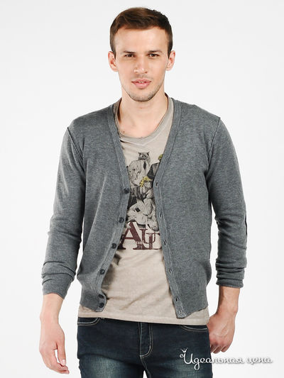 Кардиган Double Black, цвет цвет темно-серый