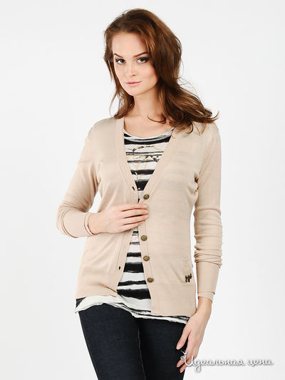 Кардиган Zu Elements, цвет цвет бежевый