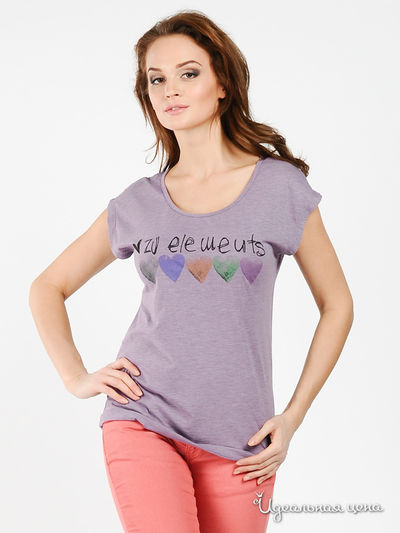 Футболка Zu Elements, цвет цвет сиреневый