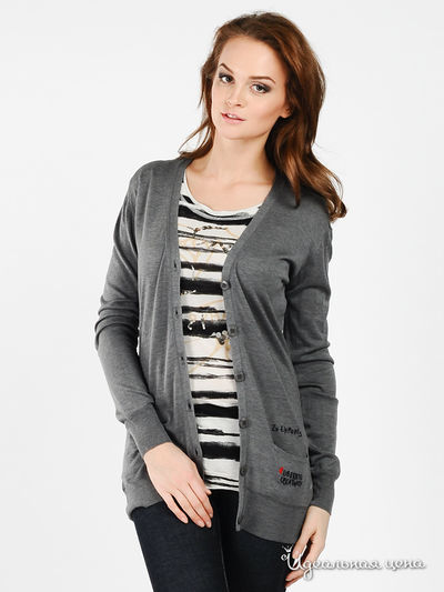 Кардиган Zu Elements, цвет цвет пепельный